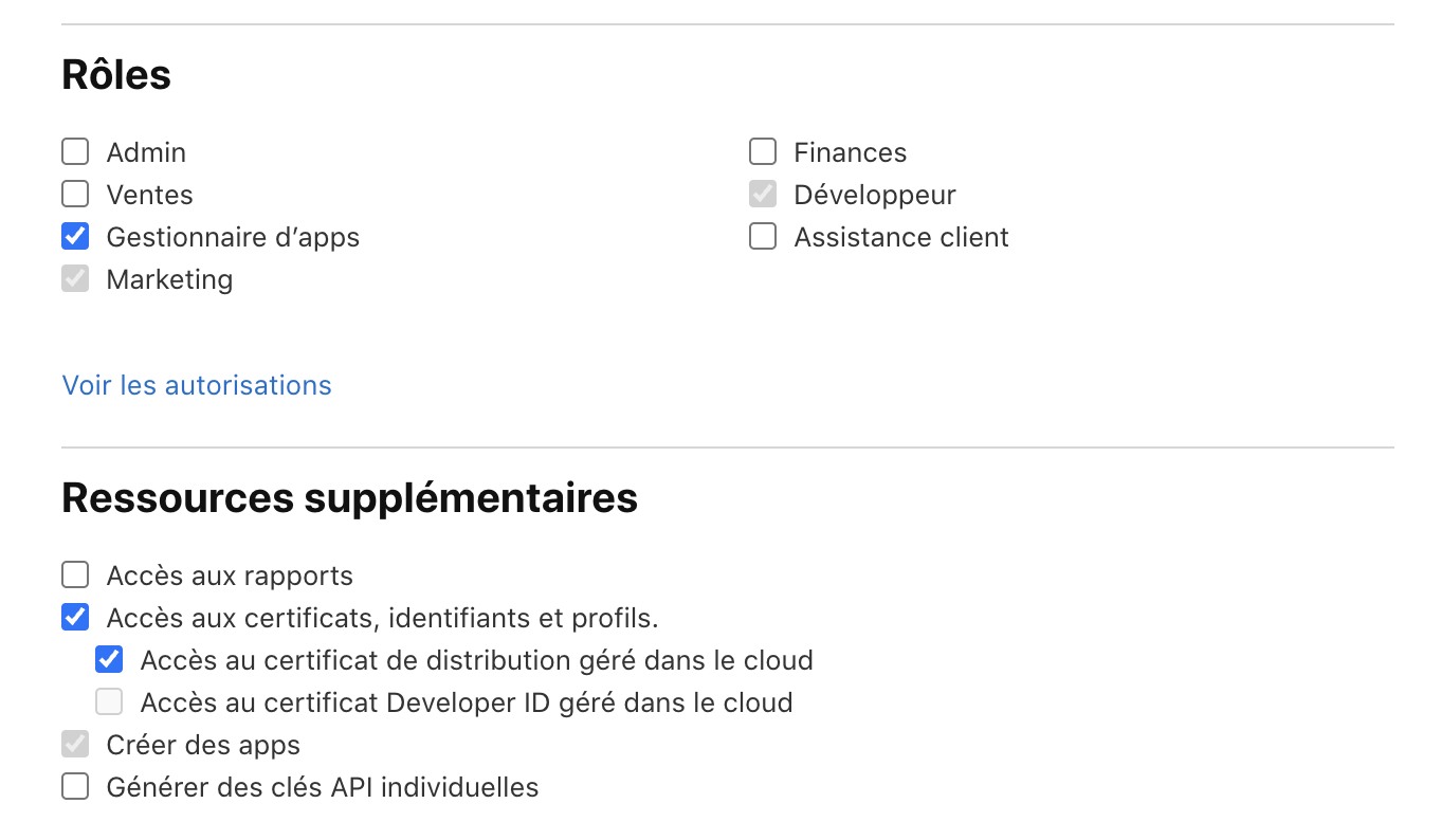 Rôles et ressources supplémentaires